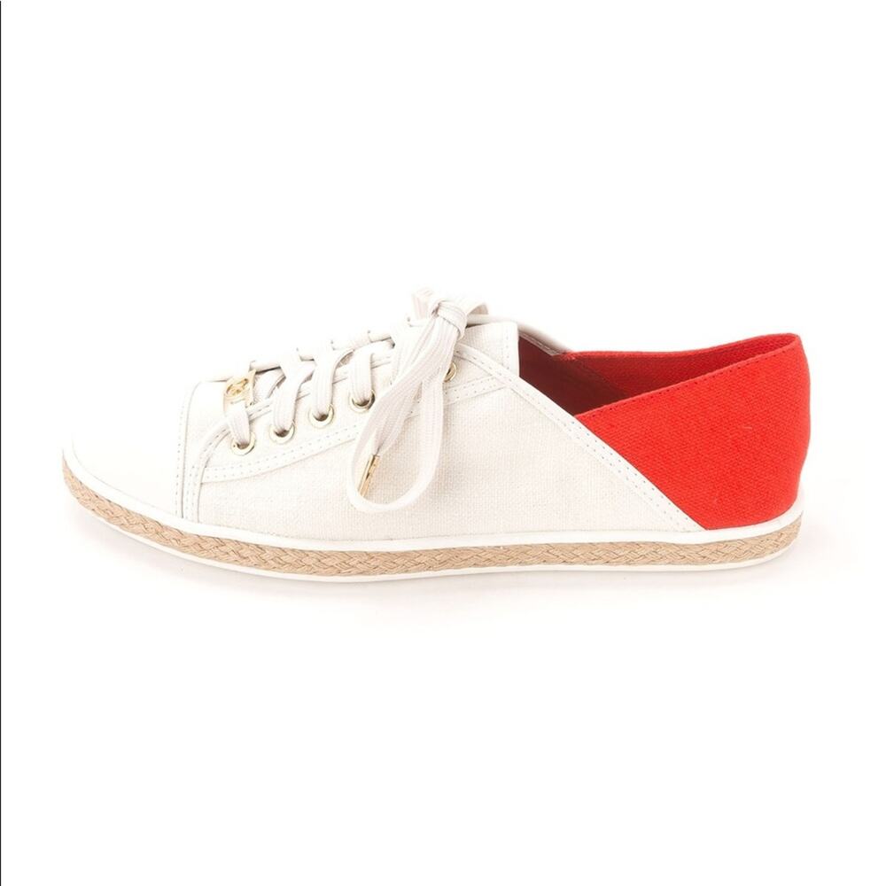 Micheal Micheal Kors Kristyβ Canvas Slide Espadrille Sneakers Size 6